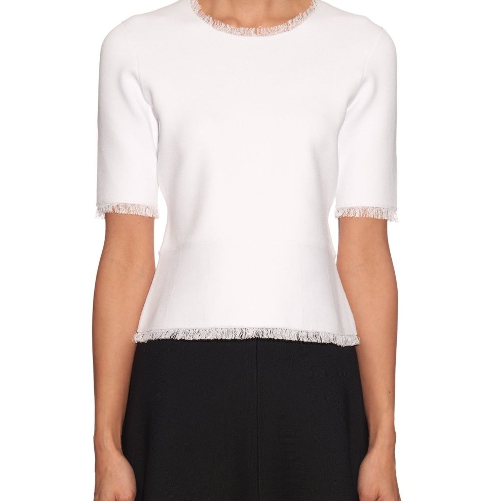A.L.C. white thick top Large L